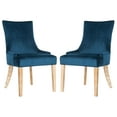 thumbnail image 2 of Safavieh Lester Contemporary Glam Dining Chair, Set of 2, 2 of 10