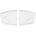 thumbnail image 2 of 24"W x 16"H x 1"ID x 13"C x 1"P Kailey Architectural Grade PVC Contemporary Ceiling Medallion, Two Piece, 2 of 11