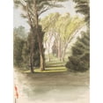 thumbnail image 3 of Ladislav Mednyánszky 19x24 Black Modern Framed Museum Art Print Titled - Trees in a Park (1870), 3 of 5