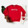 thumbnail image 3 of Merry Typewriter | Sweatshirt, 3 of 5