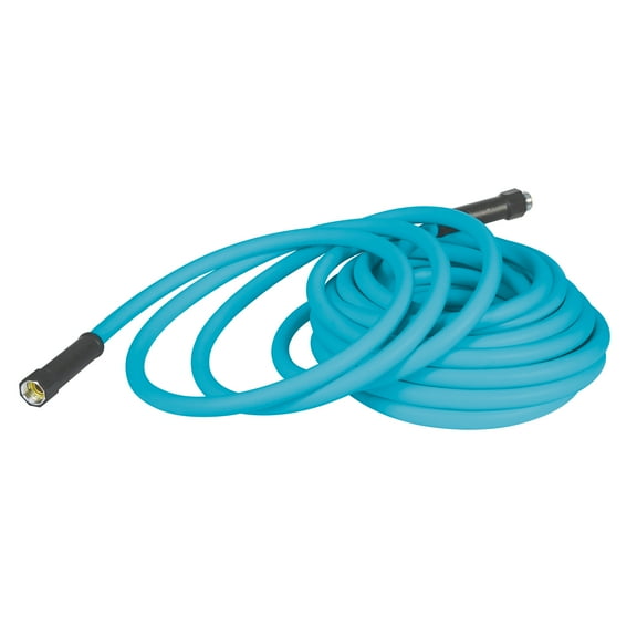 Aqua Joe Hybrid Polymer 50-foot Professional-Grade Garden Hose, 5/8 in, Kink-Resistant & Abrasion-Resistant, 500-PSI Burst Rated