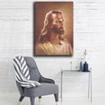 thumbnail image 5 of ADALE Head Portrait of Christ Jesus Canvas Art Poster And Wall Art Picture Print Modern Family Bedroom Decor Posters Unframed 16x24 Inch, 5 of 6