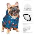 thumbnail image 3 of Haiem Bullfinches for Winter Dog Hoodie Sweatshirts with Pockets Warm Dog Clothes for Small Dogs Chihuahua-Medium, 3 of 7