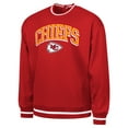 thumbnail image 2 of Men's G-III Sports by Carl Banks Red Kansas City Chiefs Adaptive Blocker Fleece Pullover Sweatshirt, 2 of 4