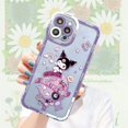 thumbnail image 3 of Case For Apple iPhone 11 13 15 14 Pro Max 12 Mini 7 8 Plus XR X XS SE 6 6S Angel Eye Shell Phone Cover Cute Cartoon Kuromi Funda X04 for iPhone SE 2020, 3 of 6