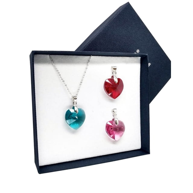 Set Zvezda 3 dijes intercambiables Heart A plata .925 Zvezda ZET-HEA-A