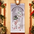 thumbnail image 5 of Luxtrada Christmas Snowman Curtains Christmas Lace Curtains Panel White Vertical Living Room Bedroom Party Curtains (Snowman), 5 of 9