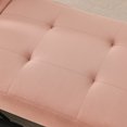 thumbnail image 4 of Convertible Sleeper Sofa Chair – Adjustable Recliner with Pull-Out Bed & Wheels – Space-Saving Linen Fabric Sofa for Small Spaces, Apartments, Dorms, 4 of 11
