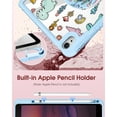 thumbnail image 5 of Lupct for iPad 10th Generation Case 2022 10.9 Inch - Women Girls Cute Protective Hard for iPad 10th Gen case Clear Cover Kawaii Cartoon Unique, 5 of 5