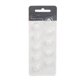 thumbnail image 1 of Lot de 10 embouts tifs haute transparence, double couche, fermés, confortables, antistatiques, pour aides tives, 8 mm, 1 of 4