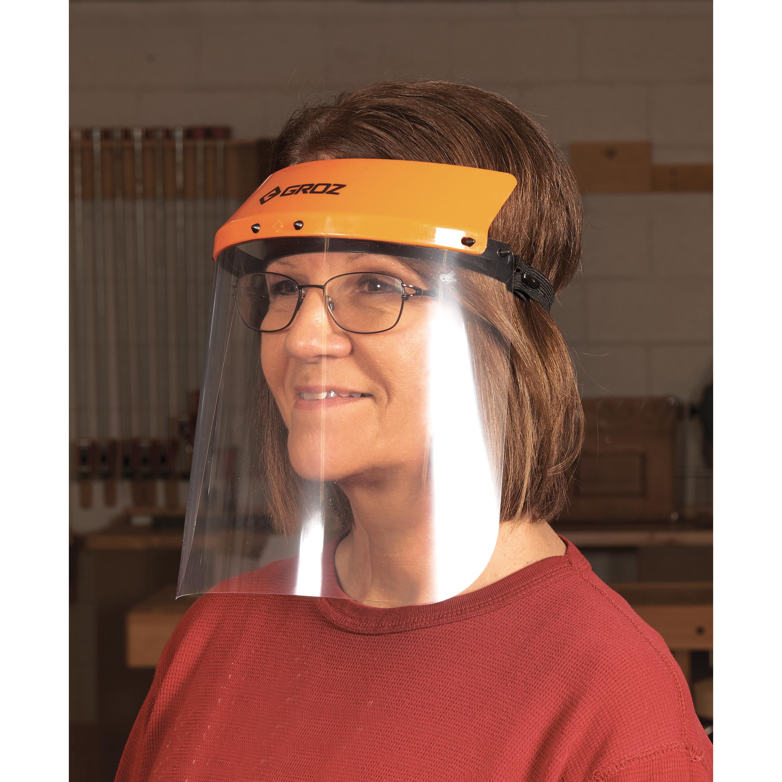 Groz Re-Usable Aerosol Face Shield – 5 Shield Pack