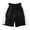 Black, variant on Mens Shorts Clothing Under $10 Solid Color Casual Fashion Loose Elastic Waist Pockets Exercise Shorts Pants