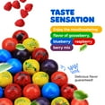 thumbnail image 5 of Gumballs for Gumball Machine - 1 Inch Double Bubble Gumballs - Berry Blots Big Gum Balls in Resealable Bag - 1.7 Lb Gumball Machine Refills - 96 Pcs Giant Gumballs Assorted Gum Refill, 5 of 5