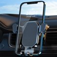 thumbnail image 2 of Soporte de teléfono móvil para coche, montaje de teléfono inteligente portátil, soporte de gravedad para iPhone 14, 13, 12, 11, Xiaomi y Samsung"Style 1" Fivean Soporte para teléfono de coche, 2 of 2