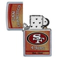 thumbnail image 4 of Zippo NFL San Francisco 49ers Street Chrome Pocket Lighter, 4 of 6