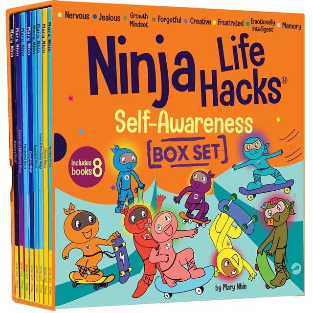 Set de libros Ninja Life Hacks Self Awareness, 8 libros 41-48