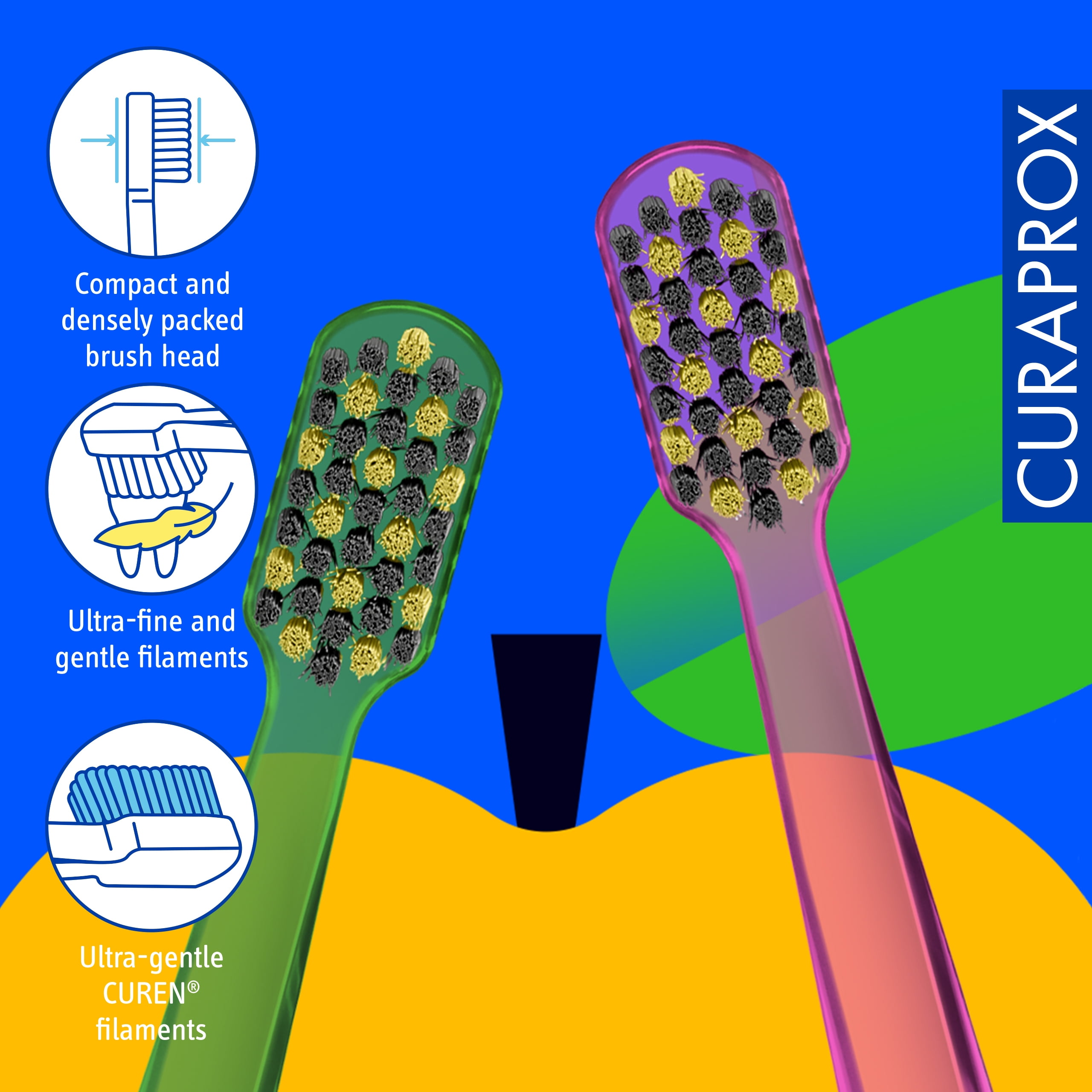 CS 5460 Summer Edition 2025, 2 pcs, Ultra Soft & Gentle Toothbrush