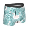 thumbnail image 2 of KLL Swan And Flowers4 Men's Cotton Boxer Briefs Underwear-X-Large, 2 of 8