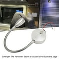 thumbnail image 4 of RV Interior Light, DC12-24V USB Touch Control LED RV Gooseneck Bed Light, 3 Light Modes Flexible RV Boat Bedside Reading Lamp Wall Mounted for  Van, Trailer, 4 of 7