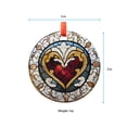 thumbnail image 5 of Regal Heart: Ornament Style Wall or Window Hanging, 2025, Holiday Decoration, Seasonal Keepsake Gift, Unique Collectible, Window Hanging, Home Decor 2025, Holiday Decoration,, 5 of 5
