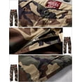 thumbnail image 4 of Pantalones Cargo Camuflaje Khaki de Algodón para Hombre Match Wild, 4 of 5