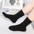 thumbnail image 5 of Loritta Crew Socks for Women Casual Dress Socks 6 Pairs Womens Soft Cotton Calf Socks, Size 9-11, 5 of 7