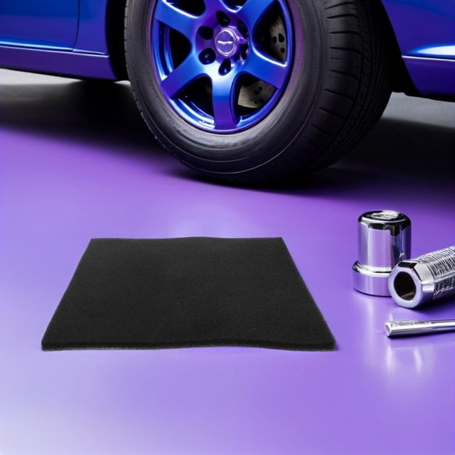 HAMPPLIES 2Pcs Oil Change Mat for Car Black Anti Splash Oil Drip Protector and Spill Guard