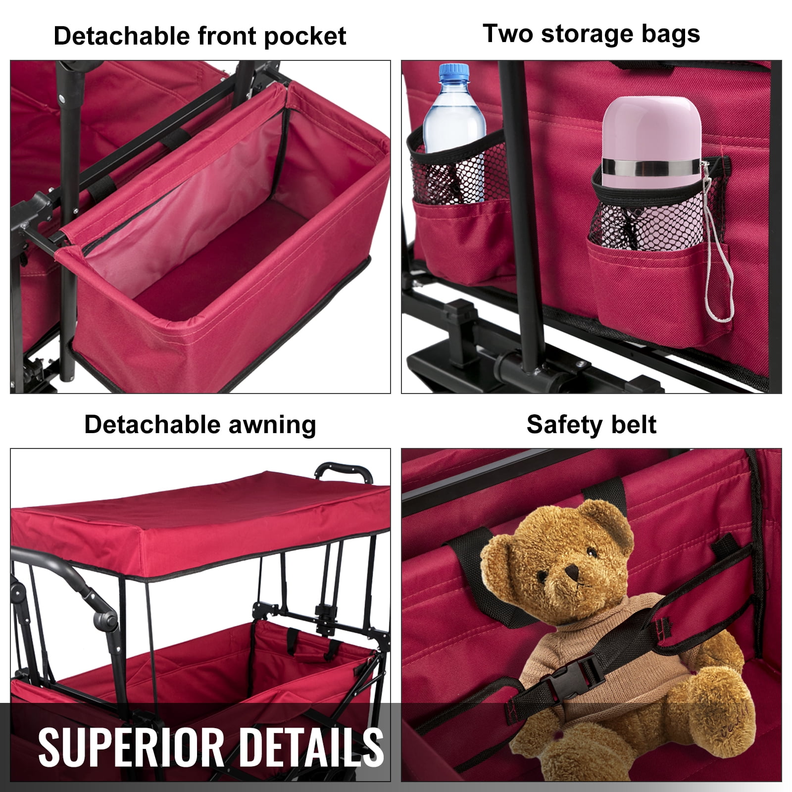BENTISM 100 kg Capacity with Portable Folding Wagon