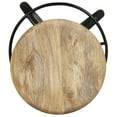 thumbnail image 3 of vidaXL Bar Stools 2 pcs 66 cm Solid Mango Wood, 3 of 5