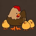 thumbnail image 3 of CafePress - Chicken With Baby Chicks T Shirt - Men's Classic Graphic Cotton T-Shirt, 3 of 4