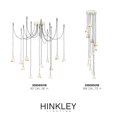 thumbnail image 5 of 12 Light Large Multi-Tier Chandelier In Modern-Glam Style 18.5 Inches Wide By 73 Inches High-Shell Black Finish Hinkley Lighting 35908Shb, 5 of 5