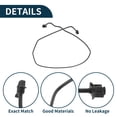thumbnail image 4 of Unique Bargains Radiator Hose for Land Rover Freelander 2 2006-2014 2.2 TD4 4x4 Good Sealing No.LR006150 Engine Expansion Tank to Water Pump Hose Black 1 Pc, 4 of 7