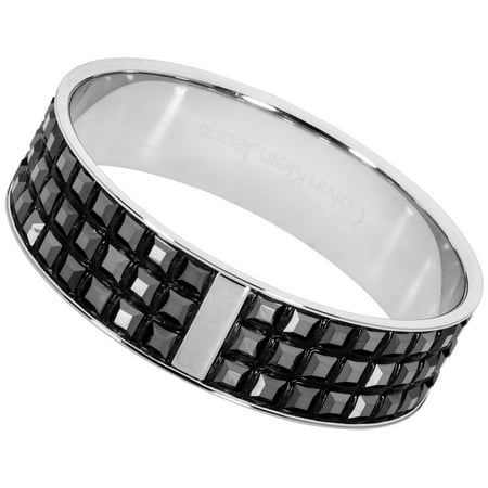 Calvin Klein Capris - Calvin Klein Jeans Jewelry Glint Black Bracelet KJ37AB01010S