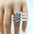 thumbnail image 5 of NANA Jewels Cushion Cut CZ Lucita Cubic Zirconia Engagement Ring Solitaire, 7.0mm 2.00ct Platinum Plated Size 8.5, 5 of 7