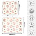 thumbnail image 2 of Ryvnso Christmas Gooses-1 Dish Drying Mat for Kitchen Countertop 18x24 Large Dish Pad Drainer Rack Dish Sink Mats, 2 of 7
