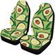 thumbnail image 1 of ABPHQTO Juego de 2 fundas para asientos de coche Aguacate Universal Auto Asientos delanteros Protector para coche, SUV sedán, camión, 1 of 3