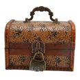 thumbnail image 2 of Wooden Jewelry Box, Retro Design Wide Applications Vintage Wooden Storage Box Sturdy  for Home 6300G 01GK10, 2 of 7