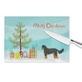 thumbnail image 4 of Black and Tan Cavapoo Christmas Tree Glass Cutting Board Large, 4 of 4