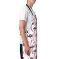 thumbnail image 3 of Lsque Pineapple Flamingo Waterproof Apron Chef Aprons for Men Heavy Duty Chemical Work Apron Extra Long Grilling Aprons with Adjustable Bib Apron, 3 of 9