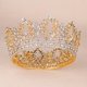 thumbnail image 3 of 2024, Coronas para mujer, tiara de reina, diadema barroca vintage con diamantes de imitación de cristal, 3 of 4