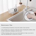 thumbnail image 3 of VALINK Sponge Holder Removable Tray Drain Storage Rack Kitchen Sink Organizer for Brush Soap, 3 of 6