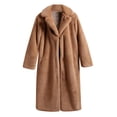 thumbnail image 4 of Uhndy Winter Jackets Coats for Women, Women Winter Warm Coats Faux Coat Warm Furry Faux Jacket Long Sleeve Outerwear Christmas Gifts for Women, 4 of 5