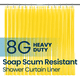 thumbnail image 1 of LiBa Forro para Cortina de Ducha de Baño PEVA Calibre 8, 72" de Ancho x 72" de Alto, 8 G de Oro, Impermeable, Resistente Al Moho, 1 of 7