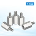 thumbnail image 3 of 4pcs M6x10mm Male to M8x20mm Female Thread Spacer Standoffs Screws, 3 of 6