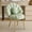 Green, variant on Ktaxon Vanity Makeup Chair with Teddy Velvet, Shell Design Accent Desk Chair with Lumbar Pillow and Gold Legs, Office Seating for Women White