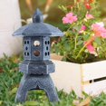 thumbnail image 4 of Chinese Garden Lights Lamp Ornaments Miniature Pagoda Lantern Statue for Porch Baoblaze Luz de estatua al aire libre, 4 of 8