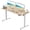 Oak, variant on Gylador Electric Standing Desk, 40''x24'' Height Adjustable Desk with Memory Preset, Stand up Desk with Electric Lift, Electric Desk for Home, Computer Desk, Office Desk, 2 Boards, Brown