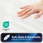All-in-One Bed Bug Blocker Water Resistant Zippered Mattress Protector, Twin-XL