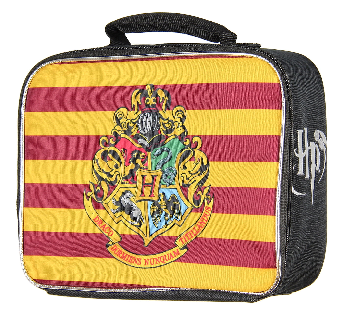 Harry Potter Hogwarts Crest Insulated Lunch Box Tote Bag OS NEW 