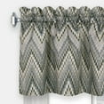 thumbnail image 3 of Achim Avery Window Curtain Tier Pair and Valance Set - 58x24 - Charcoal, 3 of 5